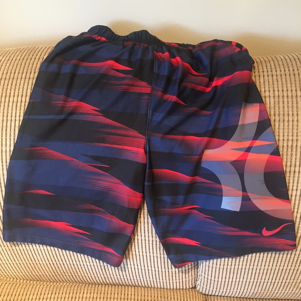 NIKE KD Large Shorts (Blue/Red)